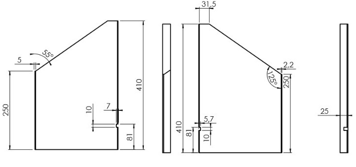 Termatech TT40 pierre latérale kit Termatech TT40 pierre latérale kit