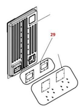 Haas-Sohn Pallazza III 519.08 afdichting inspectiedeksel Set