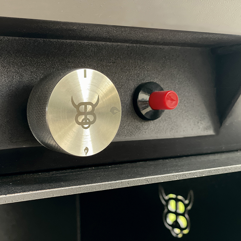 BlackBull Edelstahl-Drehknopf für BigQube Gas