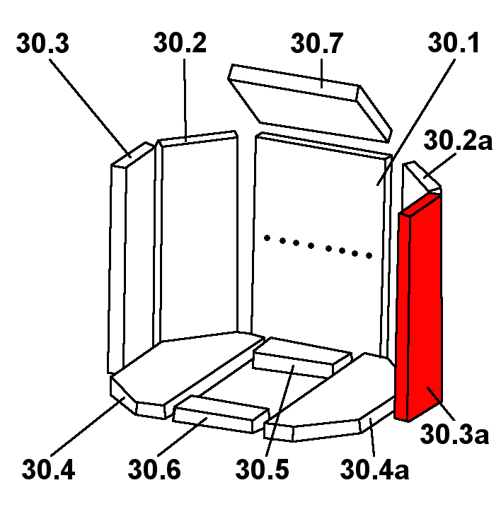 Oranier Tampere 8 Seitenstein rechts vorne D Ersatzstein Oranier Tampere 8 Seitenstein rechts vorne D Ersatzstein