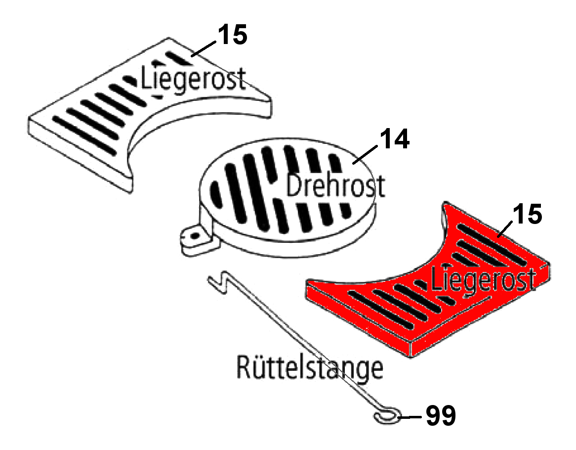 Leda Rubin K17 ruszt z prawej strony