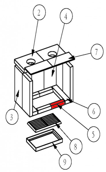 Eurotherm Dresden pierre de sole avant droit B Eurotherm Dresden pierre de sole avant droit B