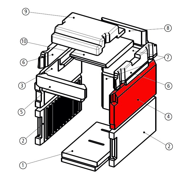 Leda Rubin K18 pietra laterale a destra in alto Leda Rubin K18 pietra laterale a destra in alto