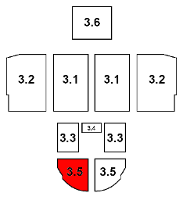 Justus Viking cegła podłogowa z przodu z lewej strony D Justus Viking cegła podłogowa z przodu z lewej strony D