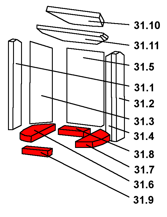 Oranier Pori 5 Bodemsteen Set B Oranier Pori 5 Bodemsteen Set B