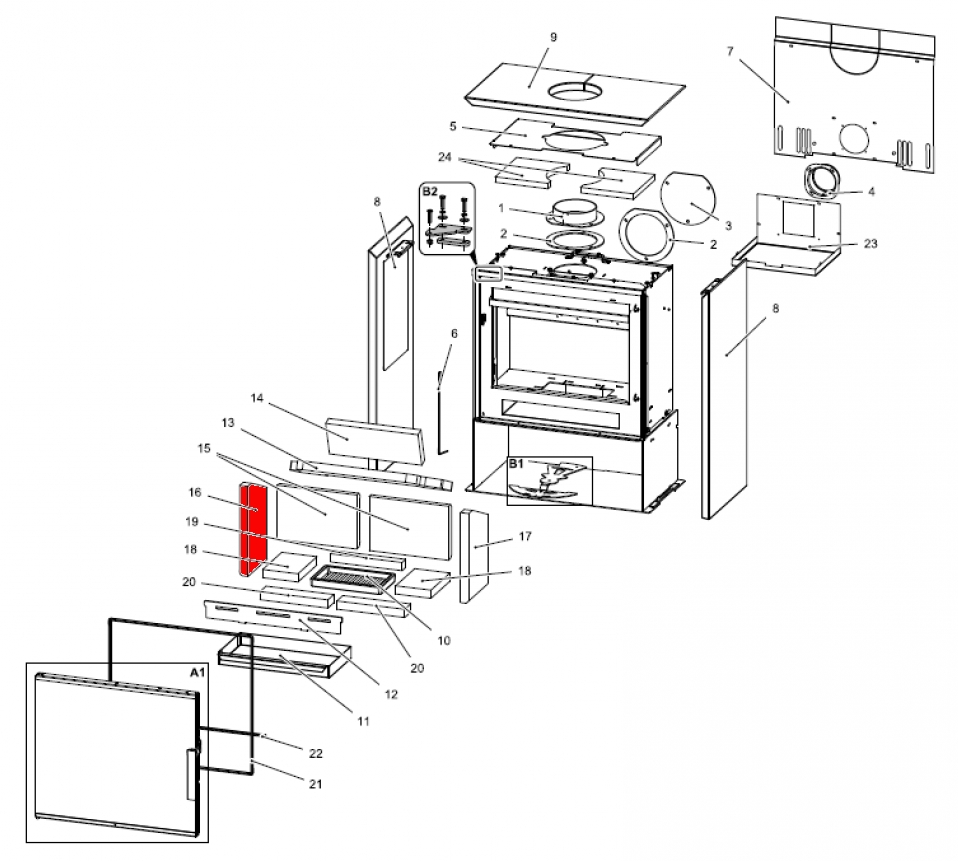 Haas+Sohn Calma easy 347.15 Seitenstein links Haas+Sohn Calma easy 347.15 Seitenstein links