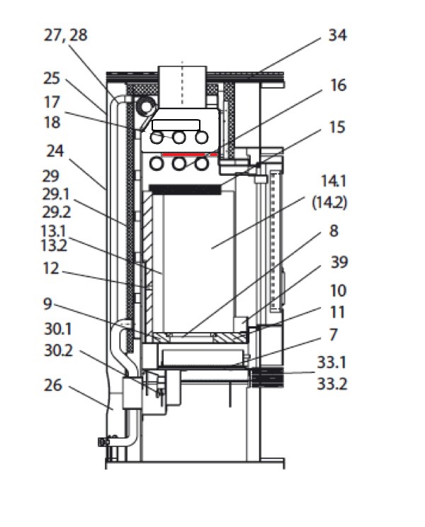 Wodtke Momo desvío de tiro centrado a la derecha