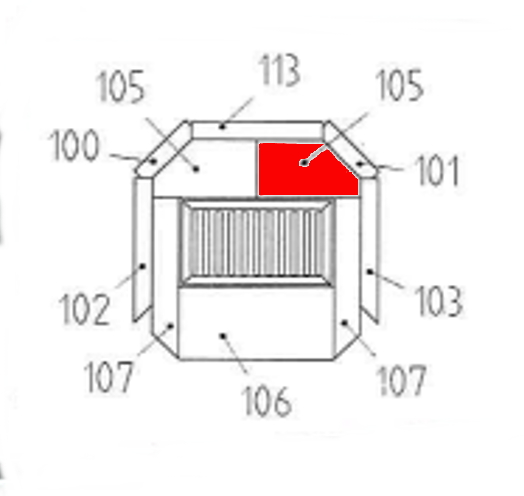Haas-Sohn Bornholm 164.17 pietra per fondo a destra posteriore A Haas-Sohn Bornholm 164.17 pietra per fondo a destra posteriore A