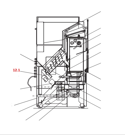 Wodtke CW 21 water+ Schneckenmotor Motor mit Getriebe für die Förderschnecke Wodtke CW 21 water+ Schneckenmotor Motor mit Getriebe für die Förderschnecke