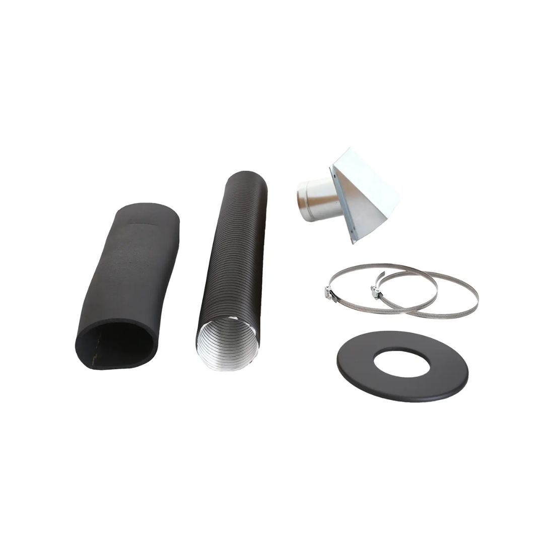 Verbrennungsluft Set Für Wand, Ø80 Standard