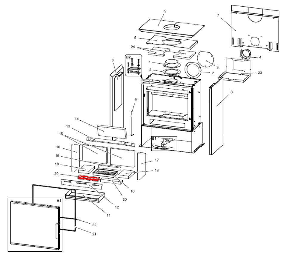 Haas+Sohn Calma easy 347.15 Bodenstein vorne links Haas+Sohn Calma easy 347.15 Bodenstein vorne links