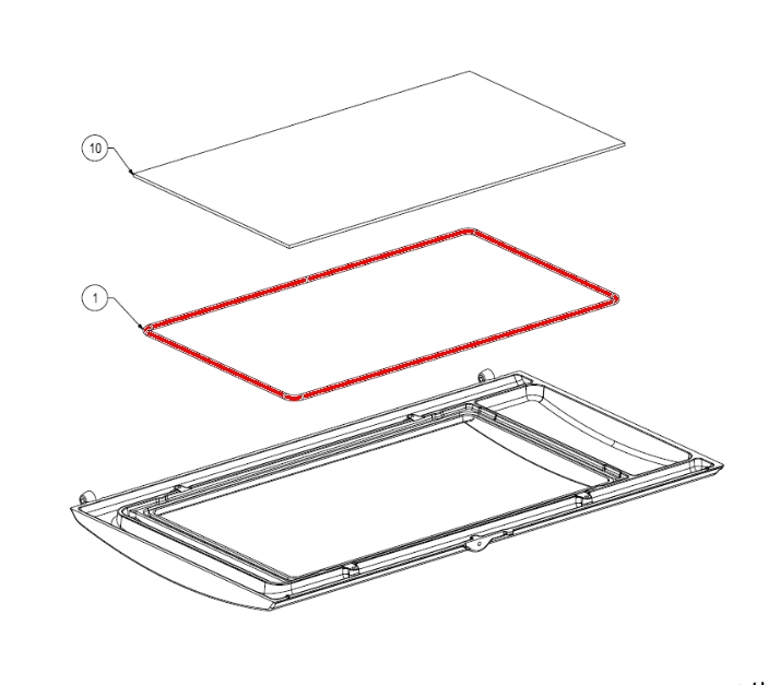 Supra HF 7901 WK pakning glas Supra HF 7901 WK pakning glas