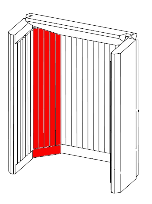 Romotop Avila cegła boczna z lewej strony z tyłu Romotop Avila cegła boczna z lewej strony z tyłu