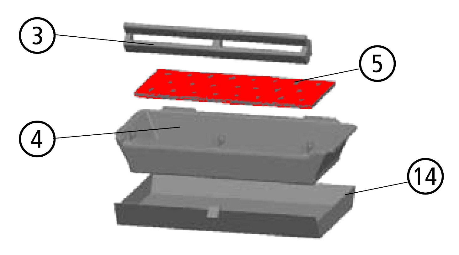 Leda Aruba grille de décendrage