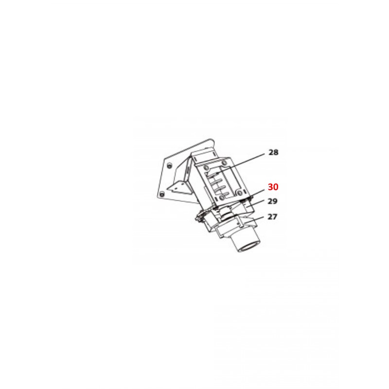 Haas+Sohn Pallazza RLU 518.08 Schneckenlager unten Lager für die Förderschnecke Haas+Sohn Pallazza RLU 518.08 Schneckenlager unten Lager für die Förderschnecke