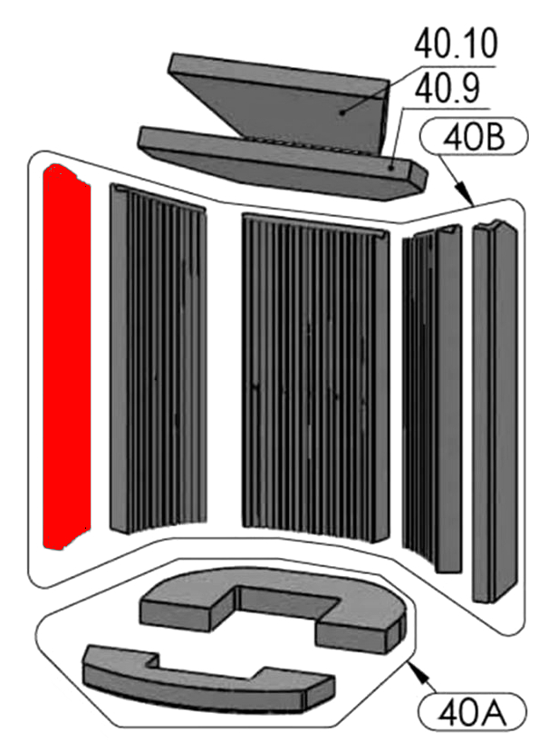Oranier Kiruna 4 Zijsteen links voorkant C Oranier Kiruna 4 Zijsteen links voorkant C