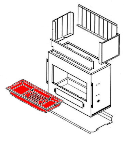 Supra HF 5950 brændkammergulv Supra HF 5950 brændkammergulv