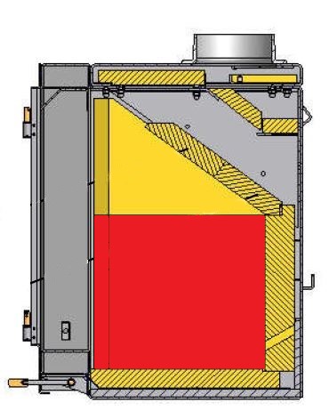 Max Blank Designo Seitenstein links unten Feuerraumstein Max Blank Designo Seitenstein links unten Feuerraumstein