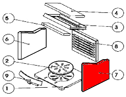 Austroflamm Darling pierre latérale droit Austroflamm Darling pierre latérale droit