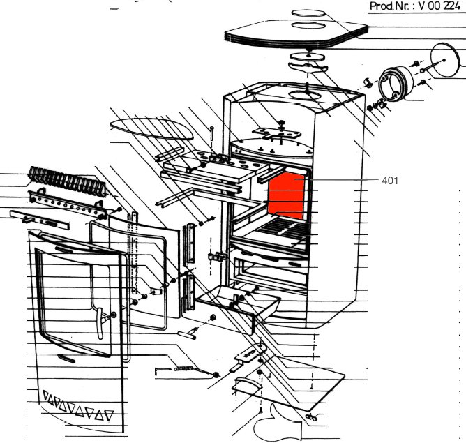 Thorma Tromsö II pierre de plaque arrière gauche Thorma Tromsö II pierre de plaque arrière gauche