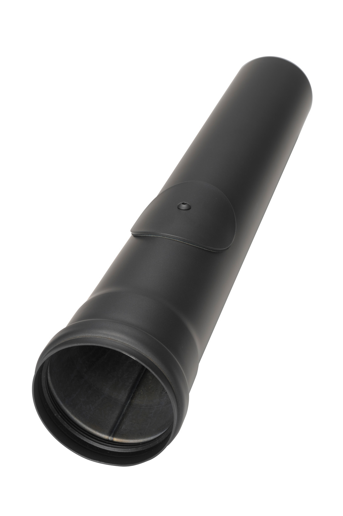 Pelletofenrohr Stahl 500 mm schwarz mit Prüföffnung SM19-132