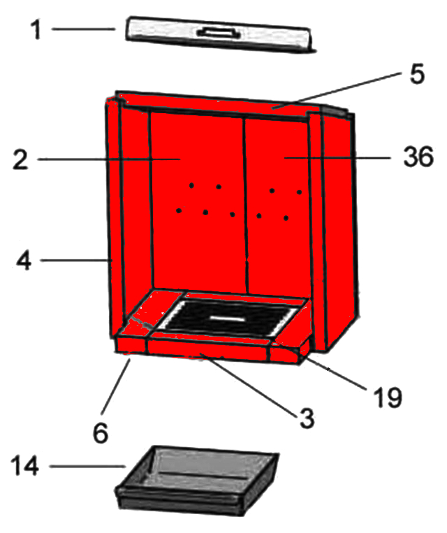 Justus Reno Soft revêtement de chambre de combustion B