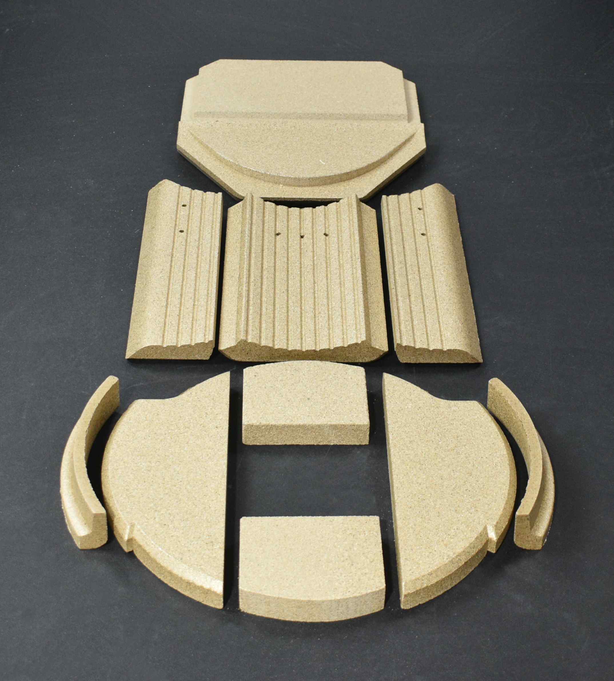 Justus Meva Feuerraumauskleidung Brennraumsteine  Justus Meva Feuerraumauskleidung Brennraumsteine