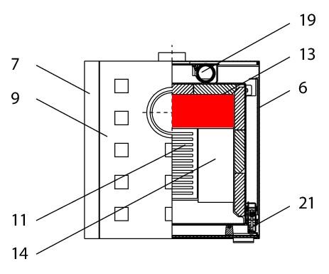 Wodtke Hot Box ladrillo de suelo detrtás