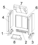 Austroflamm Lucy Cook binnenwerk Austroflamm Lucy Cook binnenwerk