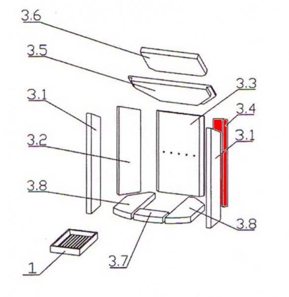 Oranier Polar 6 kąt cegła boczna z prawej strony z tyłu D Oranier Polar 6 kąt cegła boczna z prawej strony z tyłu D