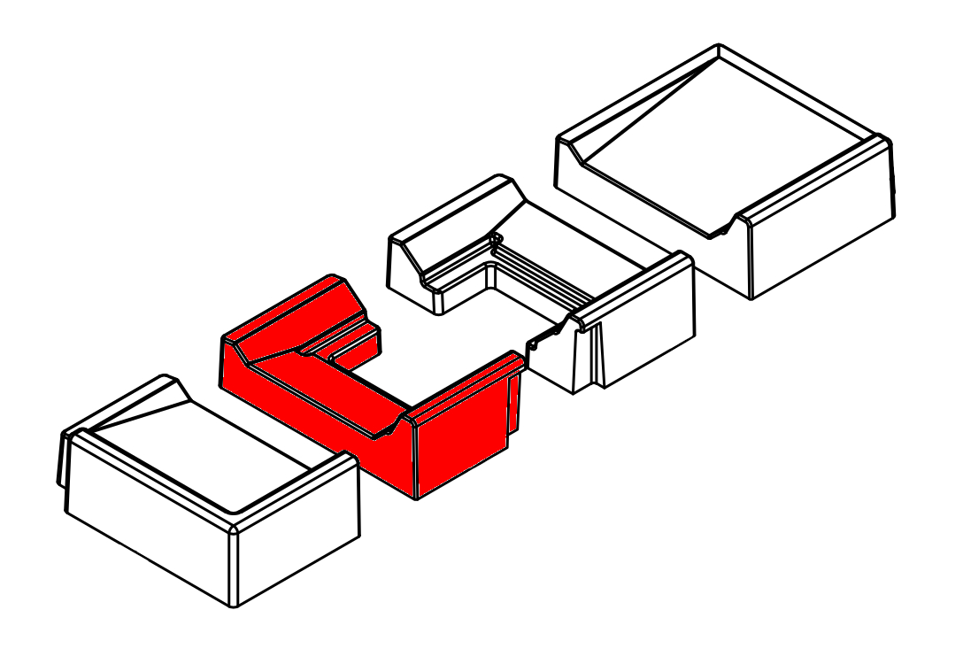 Spartherm Varia 2L-100h pietra per fondo a sinistra centrale Spartherm Varia 2L-100h pietra per fondo a sinistra centrale