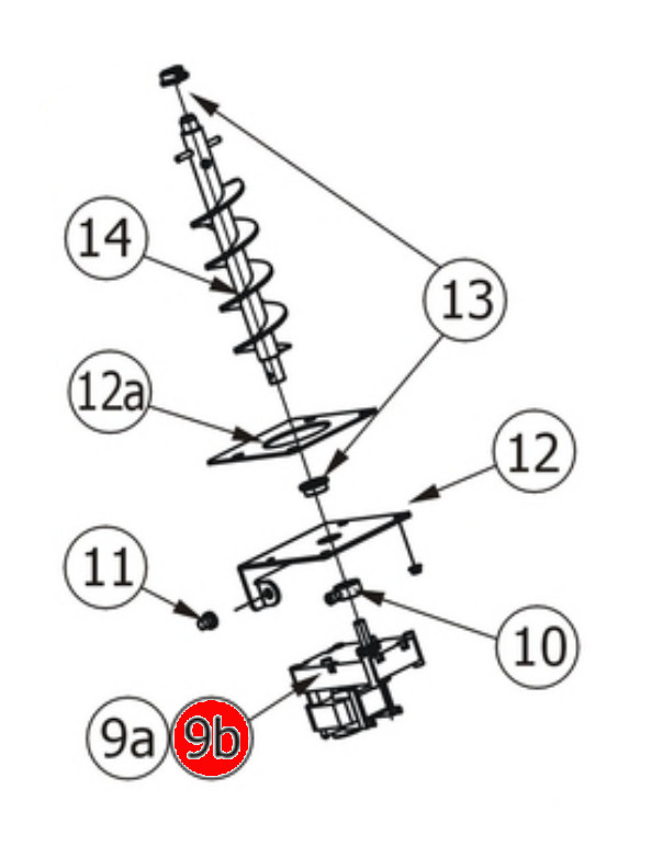 MCZ Nova Hydro sneglmotor