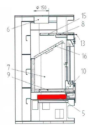 Haas+Sohn Bornholm II 164.15 Aschekasten A Haas+Sohn Bornholm II 164.15 Aschekasten A
