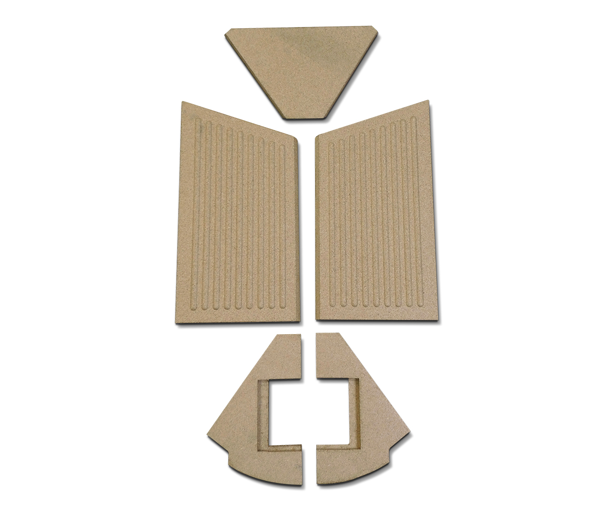 Cera Tizio revêtement de chambre de combustion