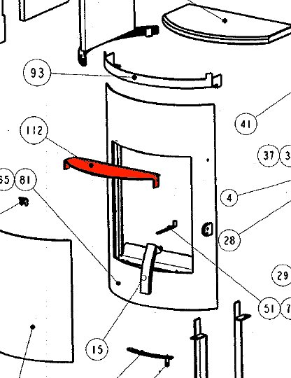 Wamsler Rona déflecteur d'air porte chauffante Wamsler Rona déflecteur d'air porte chauffante