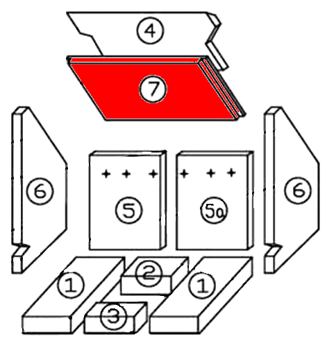 Justus Bavaria Zugumlenkung unten C Umlenkstein Justus Bavaria Zugumlenkung unten C Umlenkstein