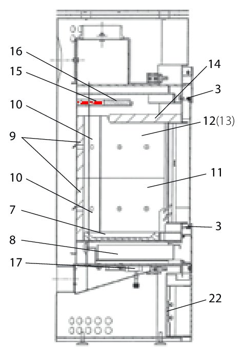 Wodtke Dance Zugumlenkung oben hinten Explosionszeichnung Wodtke Dance Zugumlenkung oben hinten Explosionszeichnung