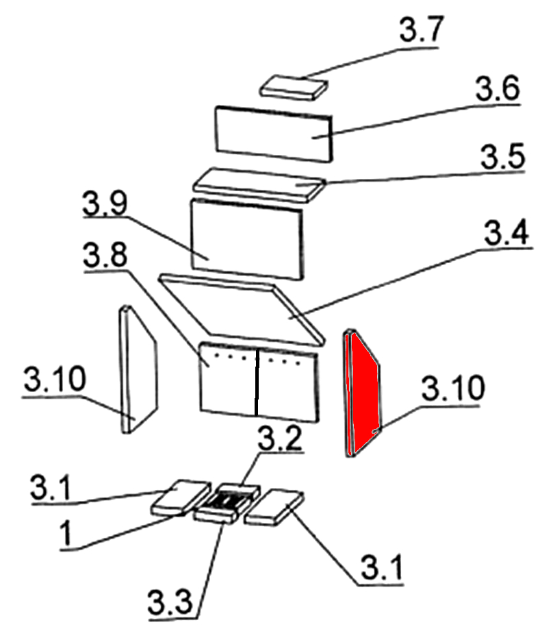 Oranier Skagen Zijsteen rechts B Oranier Skagen Zijsteen rechts B