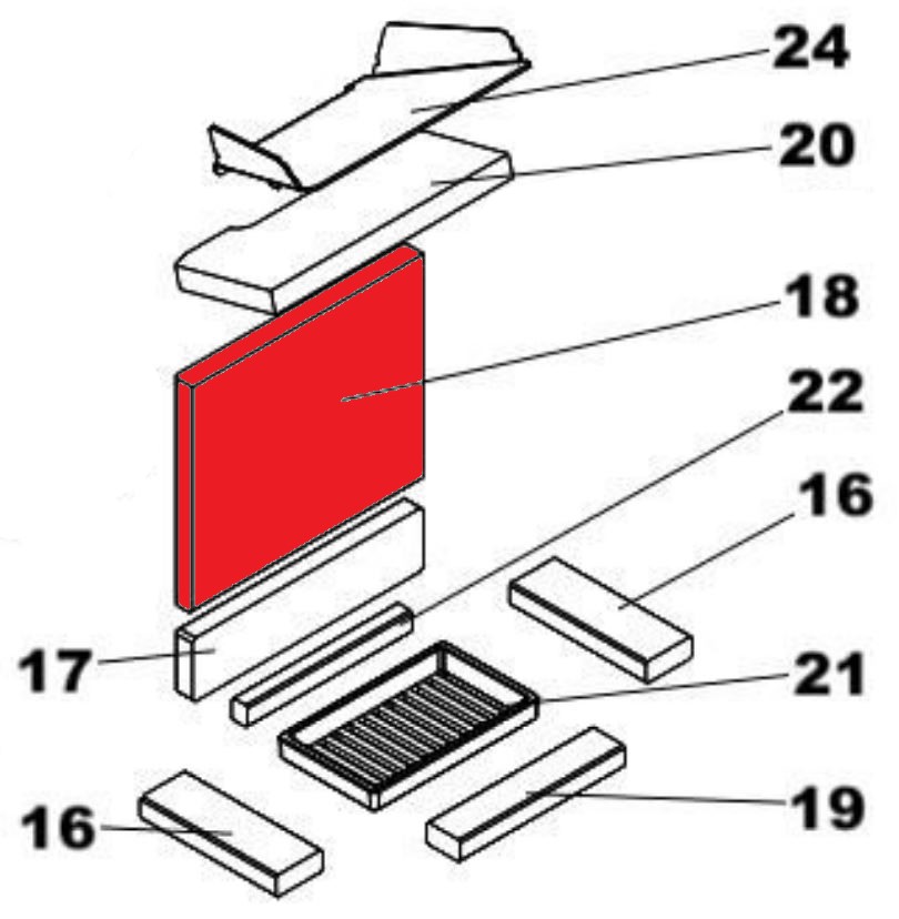 Haas-Sohn Wien easy 351.15 pietra posteriore in alto Haas-Sohn Wien easy 351.15 pietra posteriore in alto