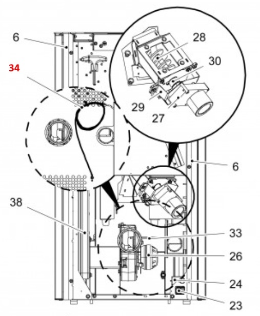 Haas-Sohn Pallazza 517.08 rumtemperaturføler