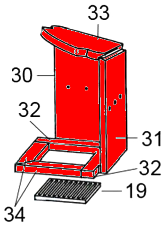 Justus Diego W+ revêtement de chambre de combustion Justus Diego W+ revêtement de chambre de combustion