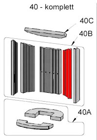 Oranier Arktis 5 Zijsteen rechts achteraan B Oranier Arktis 5 Zijsteen rechts achteraan B