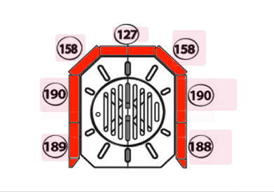 Haas-Sohn Nordland 215.15 okładzina komory paleniskowej Haas-Sohn Nordland 215.15 okładzina komory paleniskowej