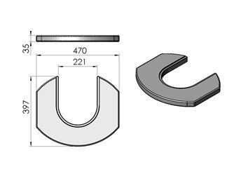 Termatech TT20S plaque de dessus