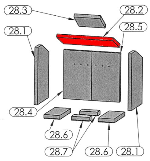 Justus Hamar Zugumlenkung unten Prallplatte Justus Hamar Zugumlenkung unten Prallplatte