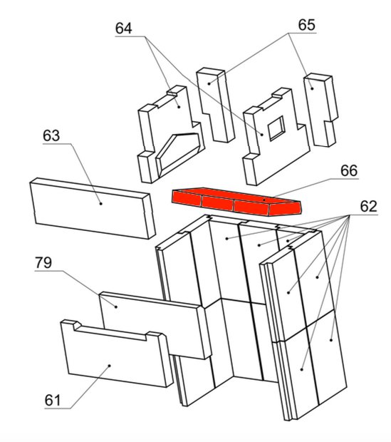 Wamsler WO 109-8 Zugumlenkung unten Umlenkstein Wamsler WO 109-8 Zugumlenkung unten Umlenkstein