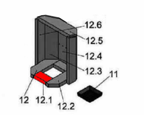 Justus Gotland pierre de foyer pierre de la chambre de combustion Justus Gotland pierre de foyer pierre de la chambre de combustion