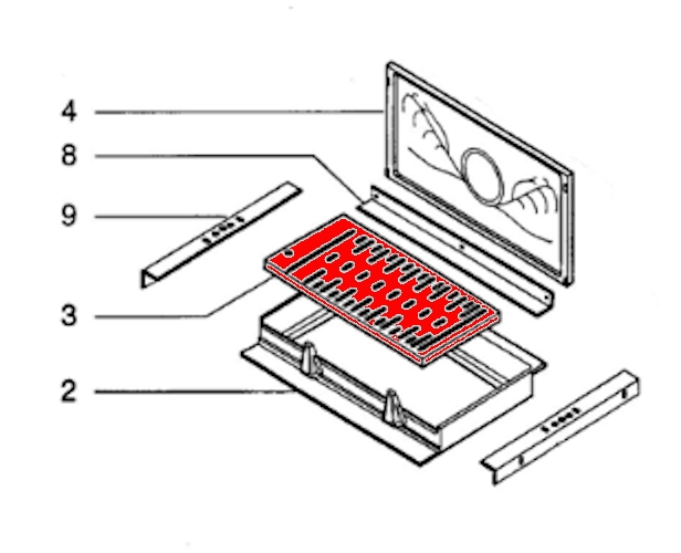 Supra Tertio 76 VL2 Ascherost Feuerrost Supra Tertio 76 VL2 Ascherost Feuerrost
