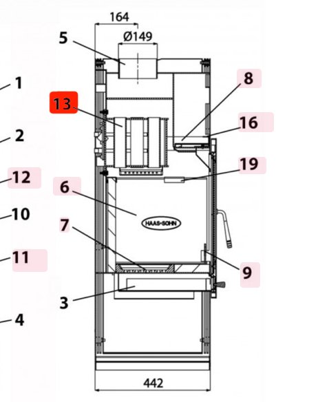 Haas+Sohn Vestre 368.19 Wärmetauscher Haas+Sohn Vestre 368.19 Wärmetauscher