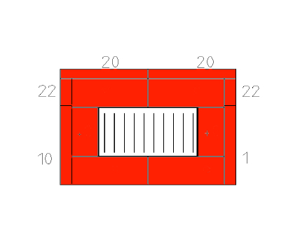 Haas-Sohn Viking 158.15 rivestimento focolare